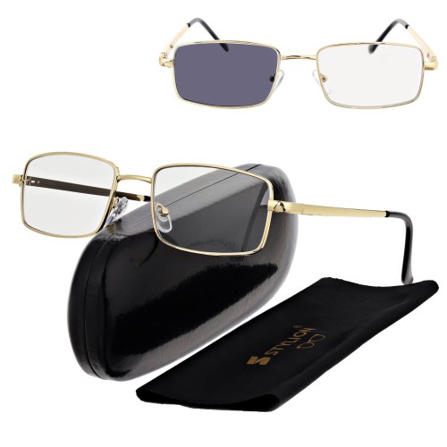 Plusy Fotochromowe korekcyjne okulary do czytania z flexami ST342B.jpg