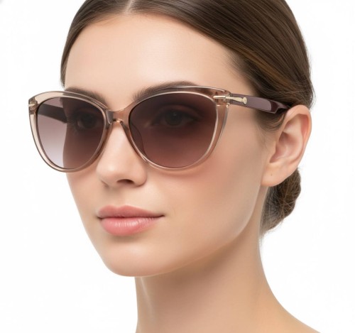 Damskie okulary przeciwsłoneczne z polaryzacją EST-14-6 modelka.jpg