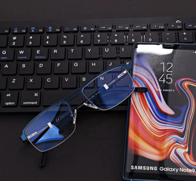 Męskie okulary do komputera Blue Light i czytania żyłkowe STL260---.JPG