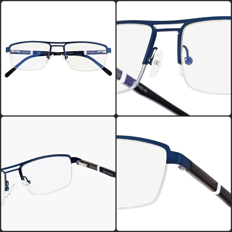 Męskie okulary do komputera Blue Light i czytania żyłkowe STL260 szczegóły.jpg