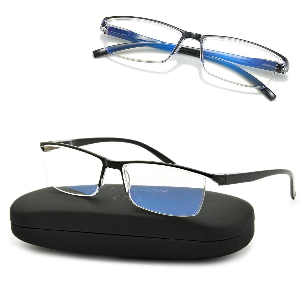 Korekcyjne okulary PLUSY moc: +1.75 z filtrem BLUE LIGHT do komputera i czytania ST313